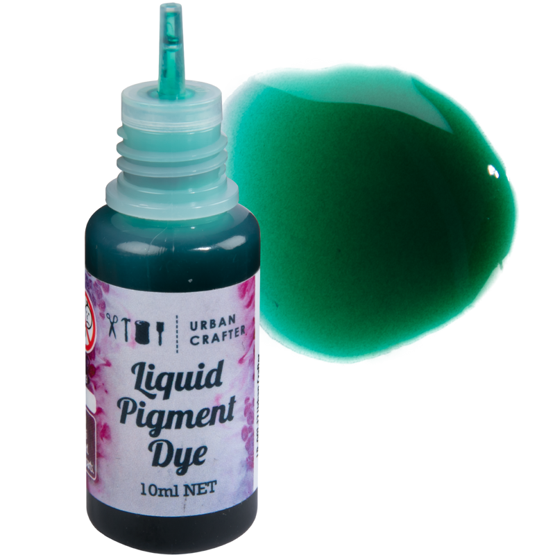 Gray Urban Crafter Liquid Pigment Dye-Green 10ml Resin Craft