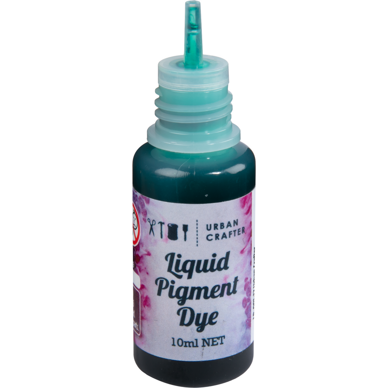 Dark Gray Urban Crafter Liquid Pigment Dye-Green 10ml Resin Craft