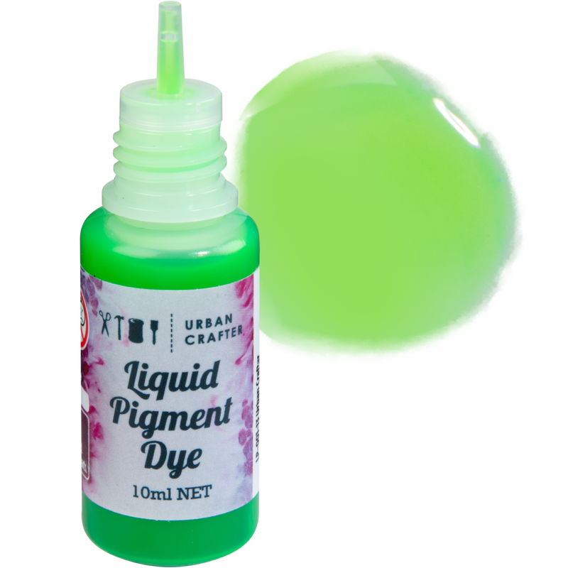 Dark Sea Green Urban Crafter Liquid Pigment Dye-Fluorescence Green 10ml Resin Craft