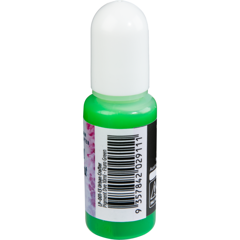 Forest Green Urban Crafter Liquid Pigment Dye-Fluorescence Green 10ml Resin Craft