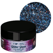 Black Urban Crafter 001 Multi Colour Mix Glitter Glass-Solid Ab Color 50g Resin Craft