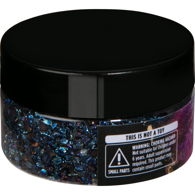 Black Urban Crafter 001 Multi Colour Mix Glitter Glass-Solid Ab Color 50g Resin Craft