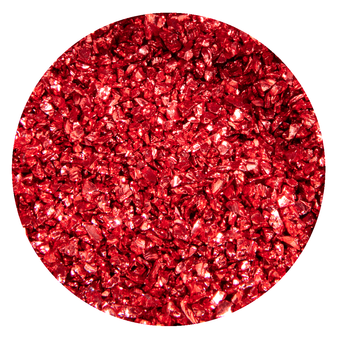 Firebrick Urban Crafter 001 Multi Colour Mix Glitter Glass-Red 50g Resin Craft