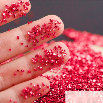 Maroon Urban Crafter 001 Multi Colour Mix Glitter Glass-Red 50g Resin Craft