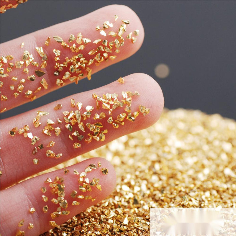 Tan Urban Crafter 001 Multi Colour Mix Glitter Glass-Gold 50g Resin Craft
