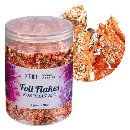 Gray Urban Crafter Foil Flakes-Copper 3g Resin Dyes, Pigments & Colours