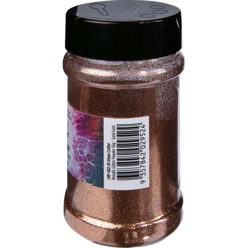 Dark Slate Gray Urban Crafter Metallic Glitter Powder-Sand Gold 56g Resin Craft