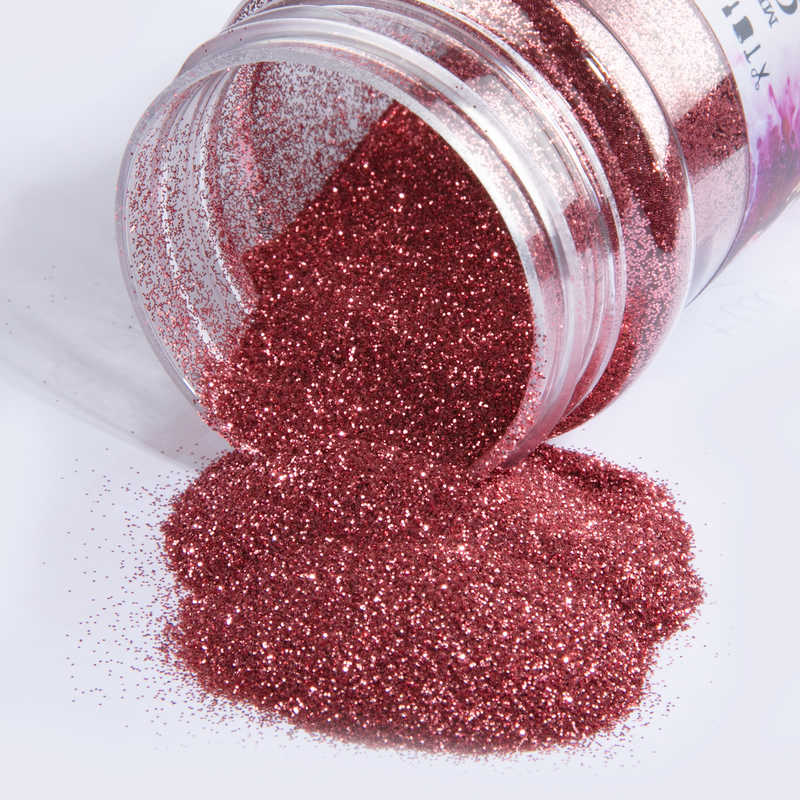 Brown Urban Crafter Metallic Glitter Powder-Rose Red 56g Resin Craft