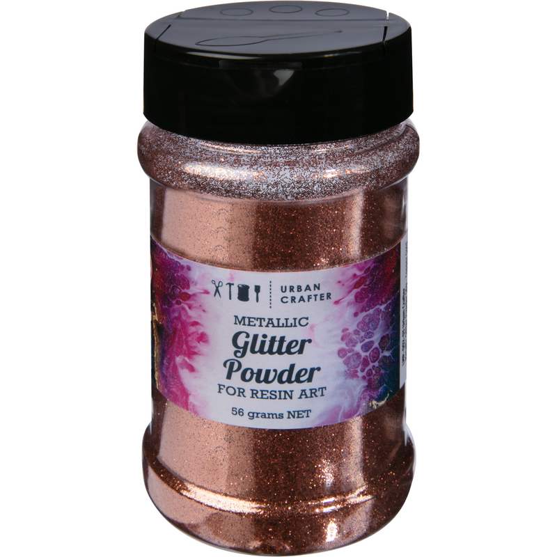 Dark Slate Gray Urban Crafter Metallic Glitter Powder-Copper Gold 56g Resin Craft