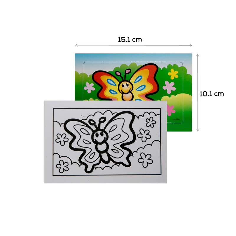 Dark Green Art Star Sand Art Kit-Butterfly