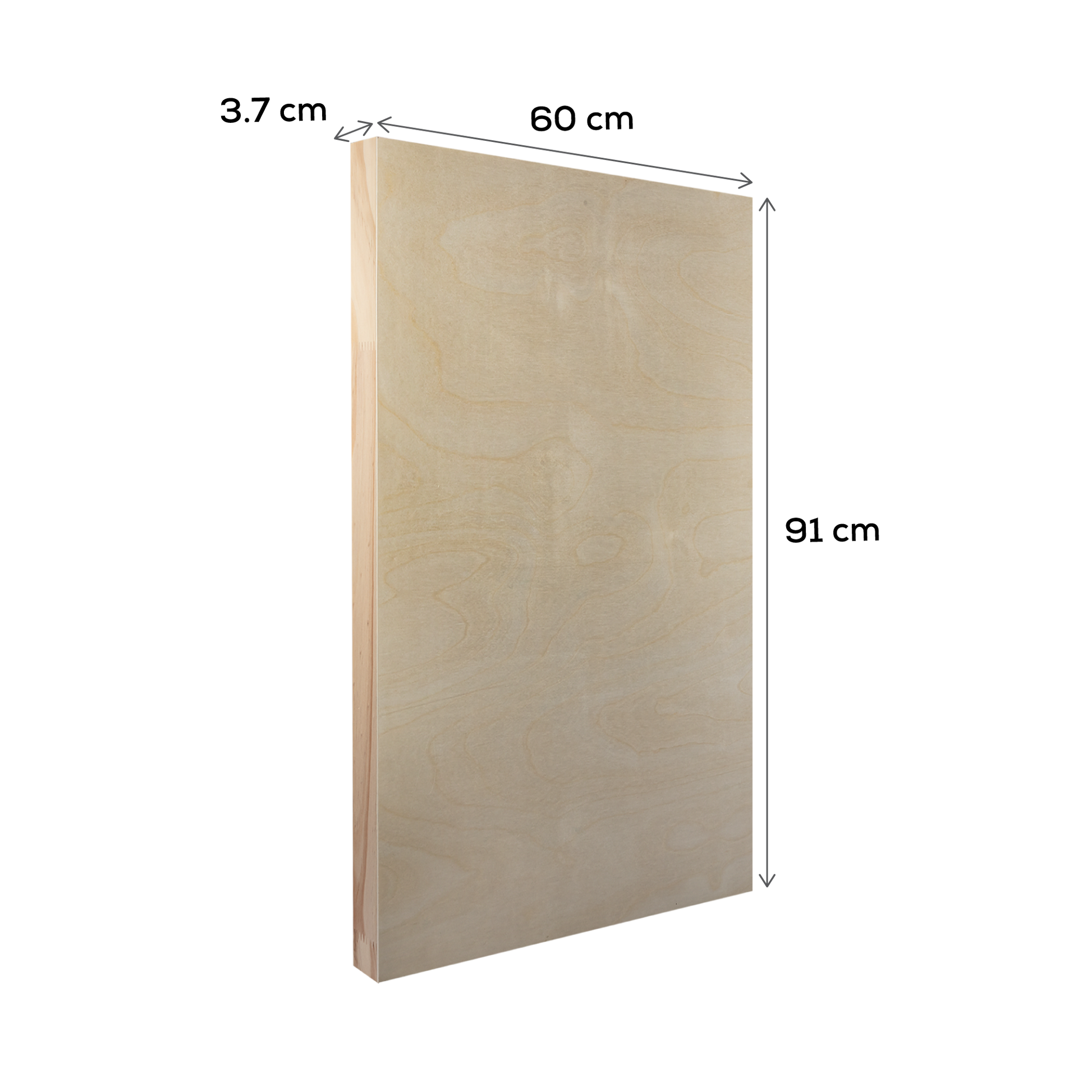 Rosy Brown The Art Studio Wooden Panel 24"x36" (60x91x4cm) Wooden Painting Boards