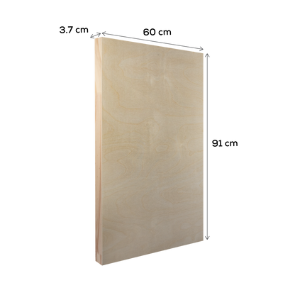 Rosy Brown The Art Studio Wooden Panel 24"x36" (60x91x4cm) Wooden Painting Boards