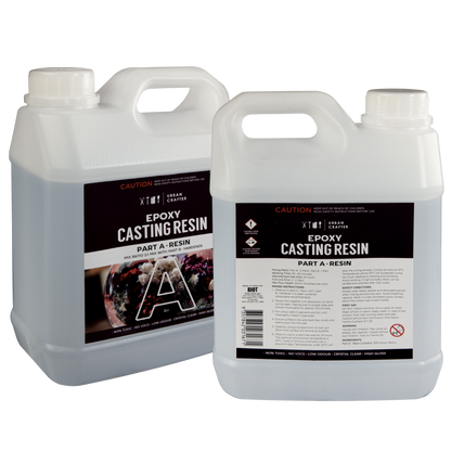 Gray Urban Crafter Casting Resin for Moulds Kit 2:1, 3Lt (2Lt + 1Lt) Resin