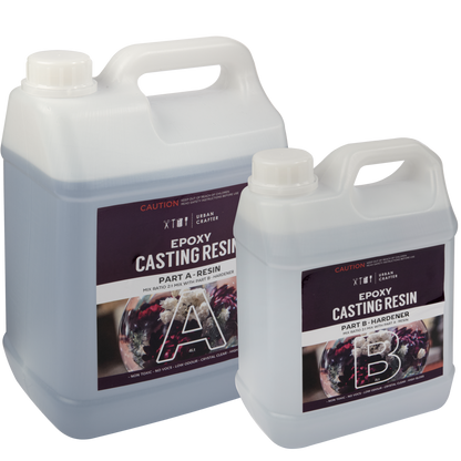 Gray Urban Crafter Casting Resin for Moulds Kit 2:1, 6Lt (4Lt + 2Lt) Resin