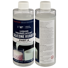 Gray Urban Crafter Translucent Liquid Silicone Rubber 500ml Kit (250ml + 250ml) Resins for Casting