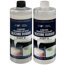 Gray Urban Crafter Translucent Liquid Silicone Rubber 1L Kit (500ml + 500ml) Resin