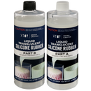 Gray Urban Crafter Translucent Liquid Silicone Rubber 1L Kit (500ml + 500ml) Resins for Casting