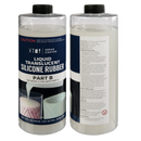 Gray Urban Crafter Translucent Liquid Silicone Rubber 2L Kit (1L + 1L) Resins for Casting