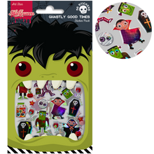 Dark Khaki Art Star Halloween Ghastly Good Times Sticker Pack 180 x 105mm Contains 36 Stickers Stickers