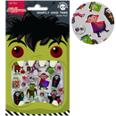 Dark Khaki Art Star Halloween Ghastly Good Times Sticker Pack 180 x 105mm Contains 36 Stickers Stickers