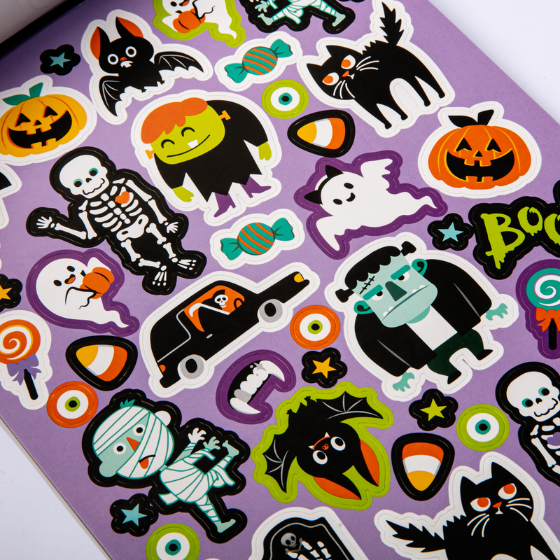 Gray Art Star Halloween Vampire Sticker Activity Book 242 x 147mm Stickers