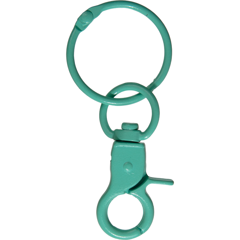 Cadet Blue Urban Crafter Lobster Clasp Keyring With Hook 5 Pack Sage Green Resin Craft