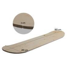 Dark Gray Urban Crafter Maple Skateboard Deck 800mm x 200mm x 10mm thick Resin Craft