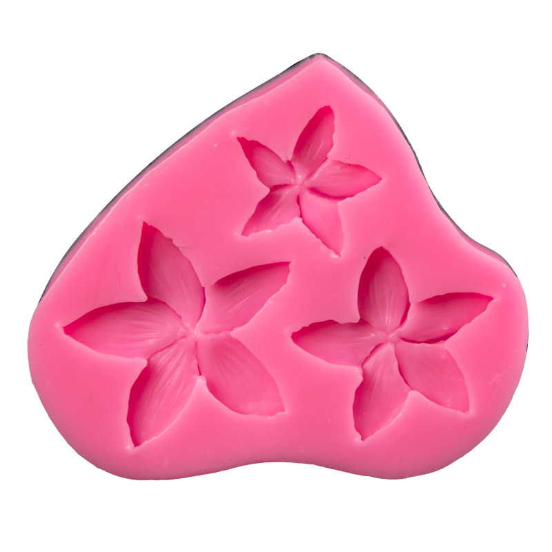 Pale Violet Red The Clay Studio Frangipani Silicone Mould for Polymer Clay and Resin 9x8x0.8cm Resin Craft Moulds