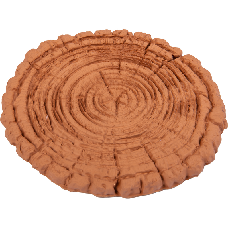 Chocolate The Clay Studio Tree Stump Silicone Mould for Polymer Clay and Resin 13x1cm Moulds