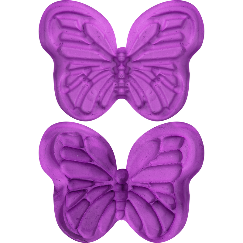 Dark Orchid The Clay Studio Butterfly Silicone Mould for Polymer Clay and Resin Diameter:3.5cm Resin Craft Moulds