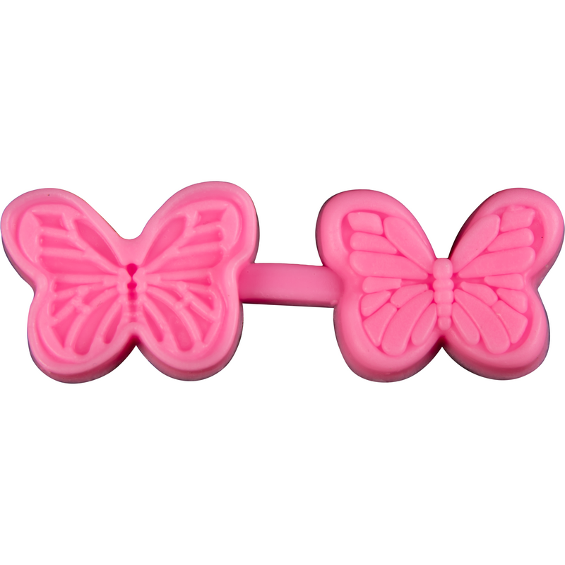 Hot Pink The Clay Studio Butterfly Silicone Mould for Polymer Clay and Resin Diameter:3.5cm Resin Craft Moulds