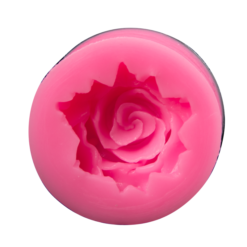 Pale Violet Red Clay Studio Rose Silicone Mould for Polymer Clay and Resin 3.5x1.5cm Moulds