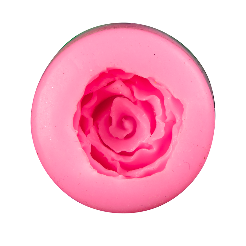 Hot Pink The Clay Studio 3D  Rose Silicone Mould for Polymer Clay and Resin  3.8x3.8x1.8cm Moulds