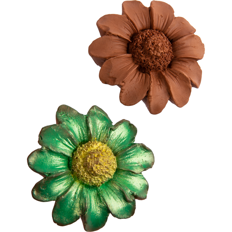 Dark Olive Green The Clay Studio Sunflower Silicone Mould for Polymer Clay and Resin 6.3x6.3x2.5cm Resin Craft Moulds