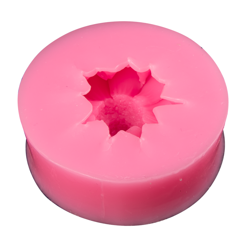 Hot Pink The Clay Studio Sunflower Silicone Mould for Polymer Clay and Resin 6.3x6.3x2.5cm Moulds
