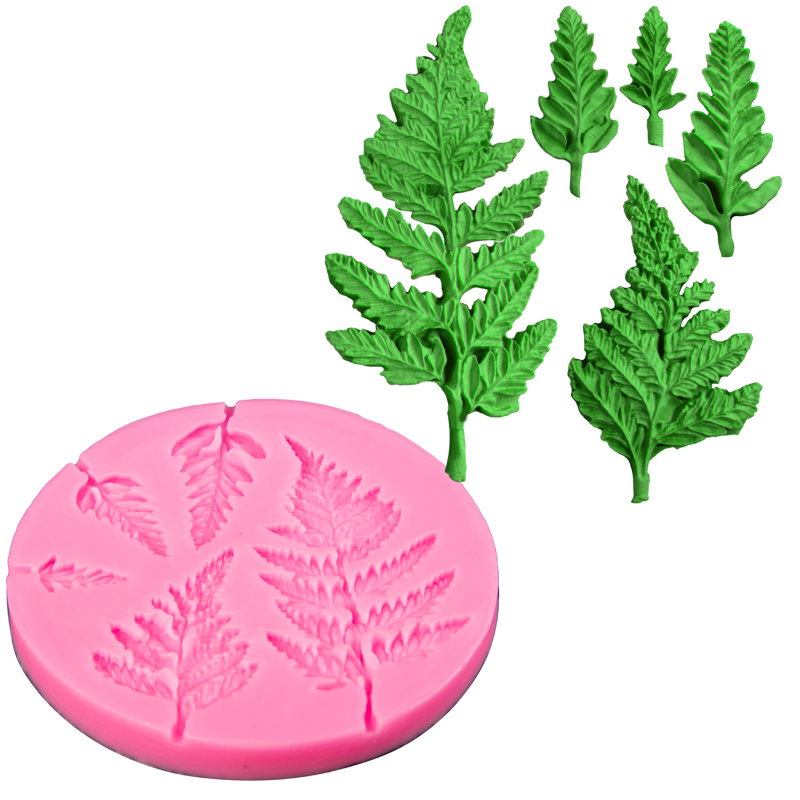 Sea Green The Clay Studio Mimosa Silicone Mould for Polymer Clay and Resin 9.5x9.5x1.1cm Moulds