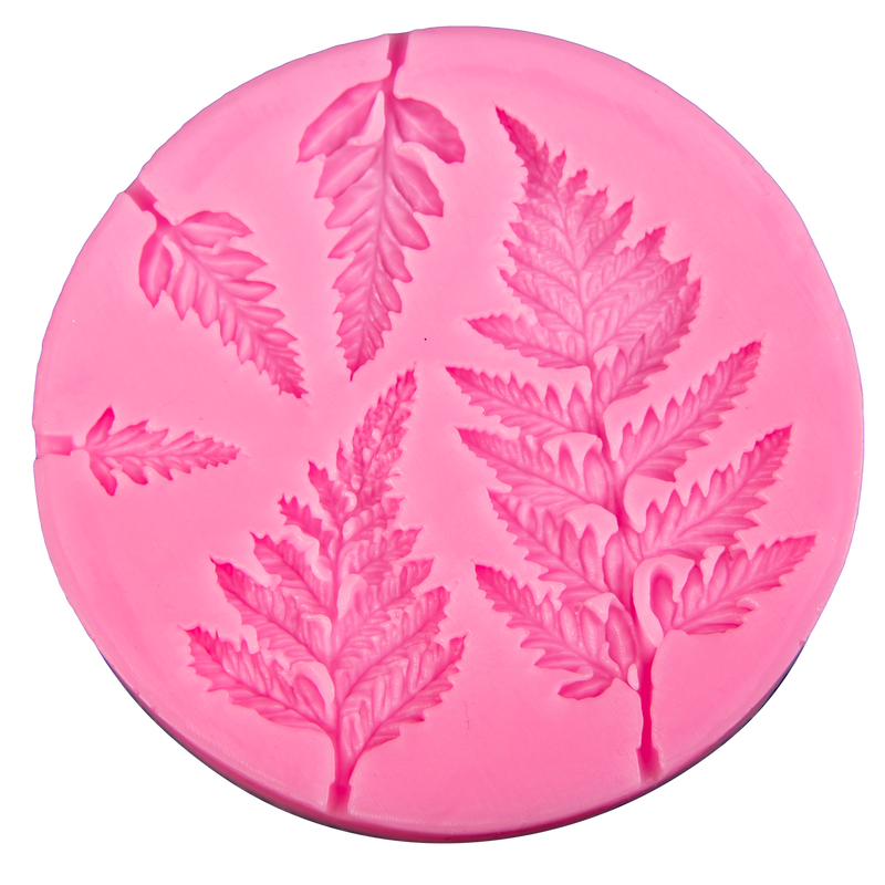 Hot Pink The Clay Studio Mimosa Silicone Mould for Polymer Clay and Resin 9.5x9.5x1.1cm Moulds