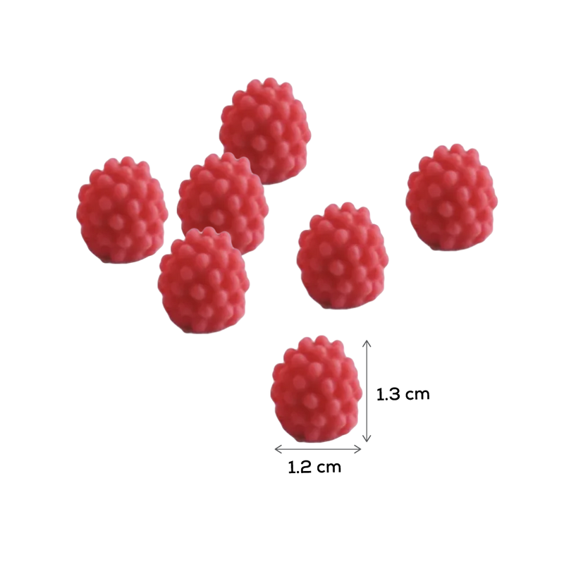 Maroon The Clay Studio Raspberry Silicone Mould for Polymer Clay and Resin 7.5x1.8cm Resin Craft Moulds