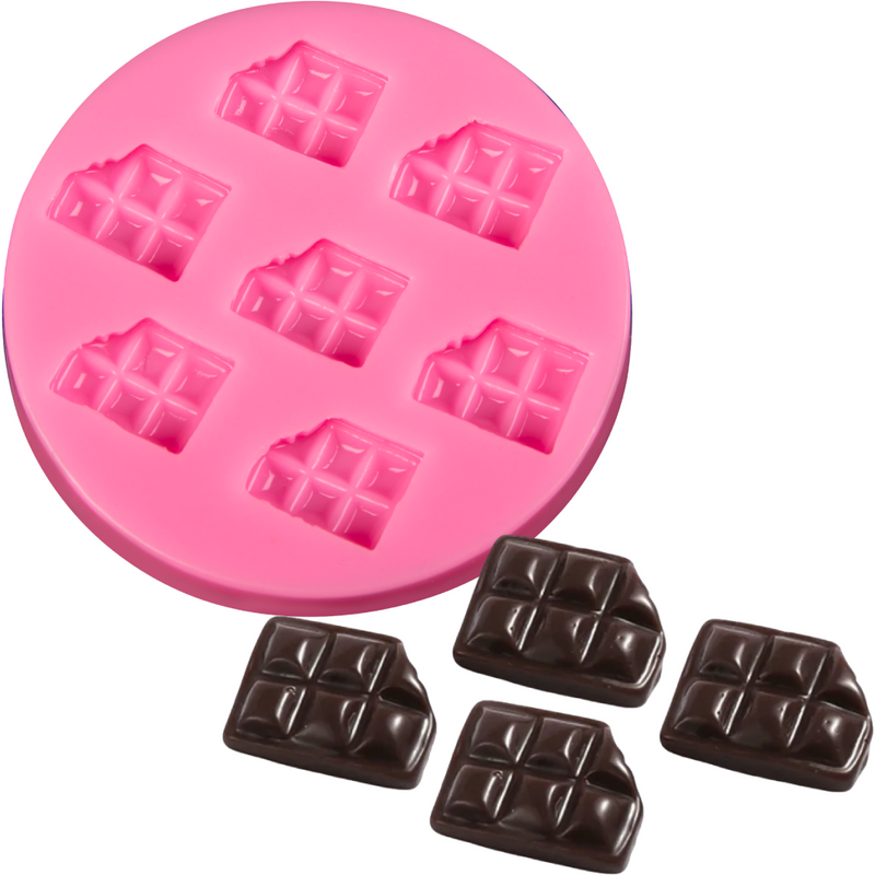 Hot Pink The Clay Studio Biscuit Silicone Mould for Polymer Clay and Resin 6.3x0.8cm Resin Craft Moulds