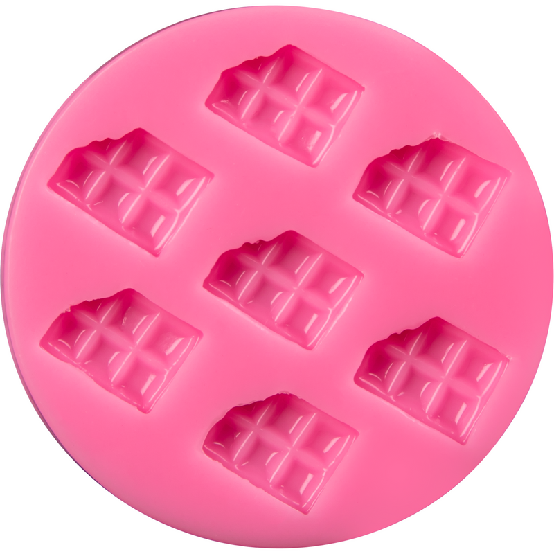 Hot Pink The Clay Studio Biscuit Silicone Mould for Polymer Clay and Resin 6.3x0.8cm Resin Craft Moulds