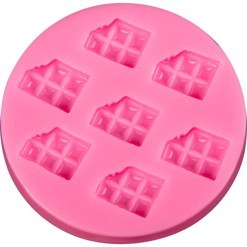 Hot Pink The Clay Studio Biscuit Silicone Mould for Polymer Clay and Resin 6.3x0.8cm Resin Craft Moulds