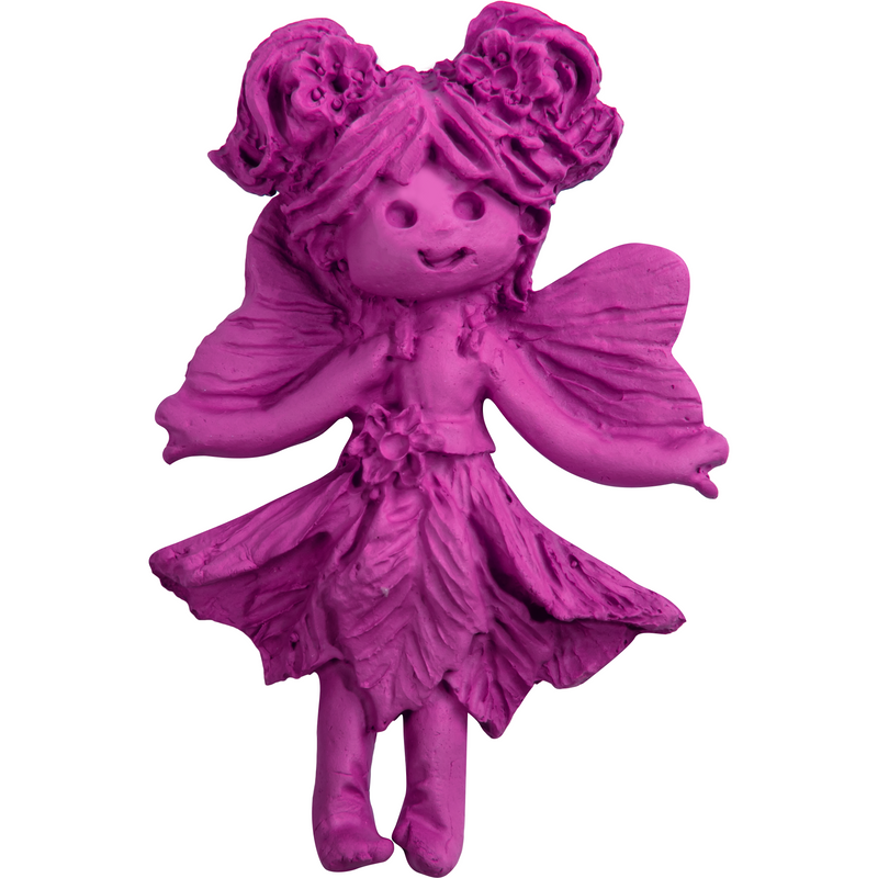 Maroon Clay Studio Fairy  Silicone Mould for Polymer Clay and Resin 12x7.8x1.5cm Moulds