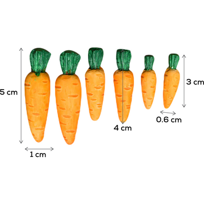 Dark Slate Gray The Clay Studio Carrot Silicone Moulds for Polymer Clay and Resin 9.5x6.3x1.4cm Resin Moulds