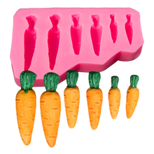Hot Pink The Clay Studio Carrot Silicone Moulds for Polymer Clay and Resin 9.5x6.3x1.4cm Resin Moulds