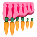 Hot Pink The Clay Studio Carrot Silicone Moulds for Polymer Clay and Resin 9.5x6.3x1.4cm Resin Craft Moulds