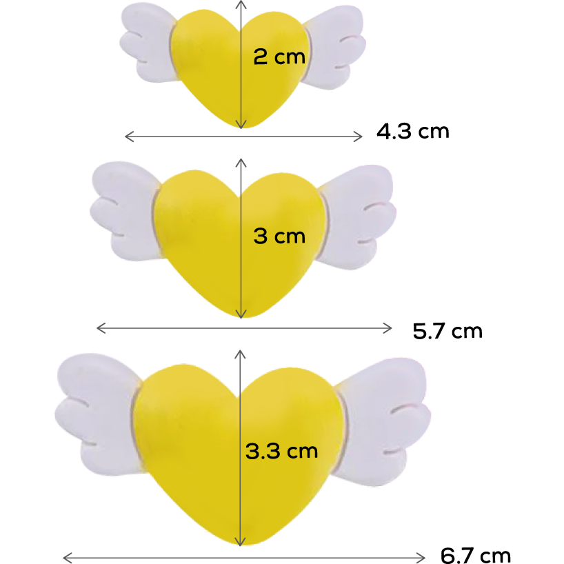 Light Gray The Clay Studio Love Feather Silicone Mould for Polymer Clay and Resin 9x7.7x1.4cm Resin Moulds