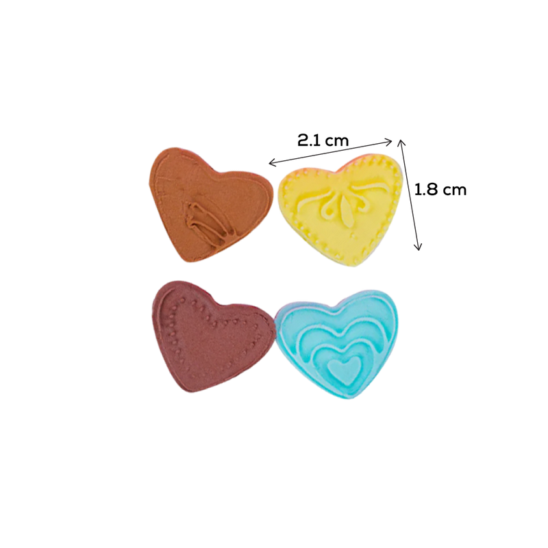 Sienna The Clay Studio Heart Silicone Mould for Polymer Clay and Resin 5.5x0.5cm Resin Craft Moulds