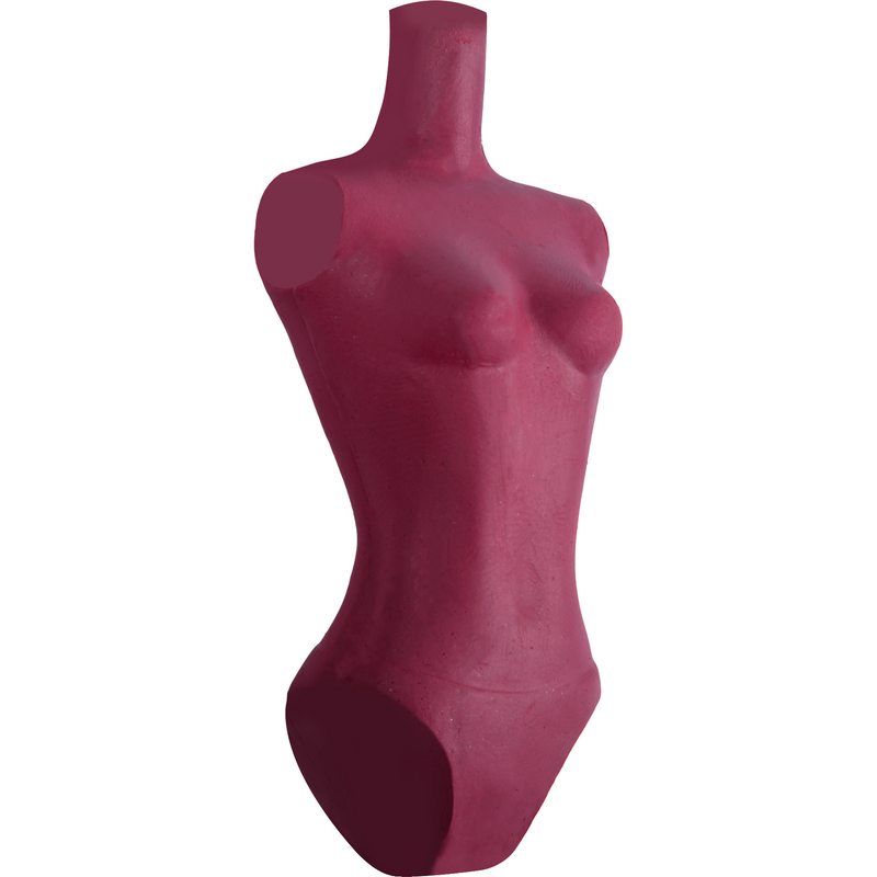 Maroon The Clay Studio Body Silicone Mould for Polymer Clay and Resin   9x5.5x4cm Moulds