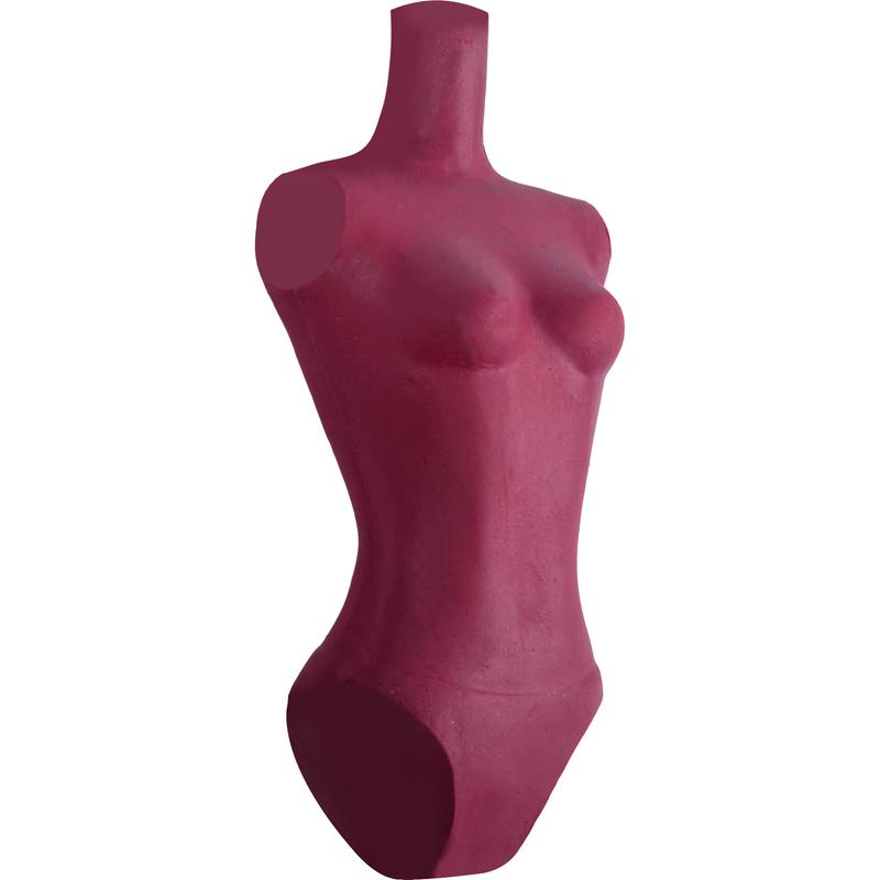 Maroon The Clay Studio Body Silicone Mould for Polymer Clay and Resin   9x5.5x4cm Resin Craft Moulds