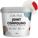 Light Gray Eraldo di Paolo Joint Compound for Textured Art 4kg Acrylic Paints